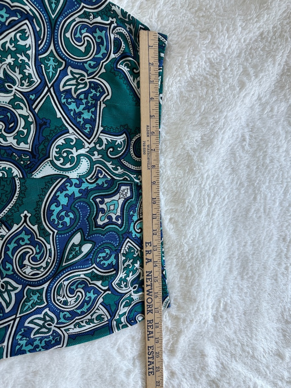 Chico’s Travelers Crop Wide-Leg Pants Tapestry Teal Chico's Size 2 / US 12 /L - Picture 5 of 8